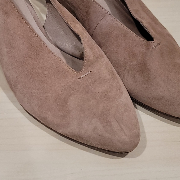 Eileen Fisher Gatwick Suede Slingbacks - 7.5 - Picture 1 of 9
